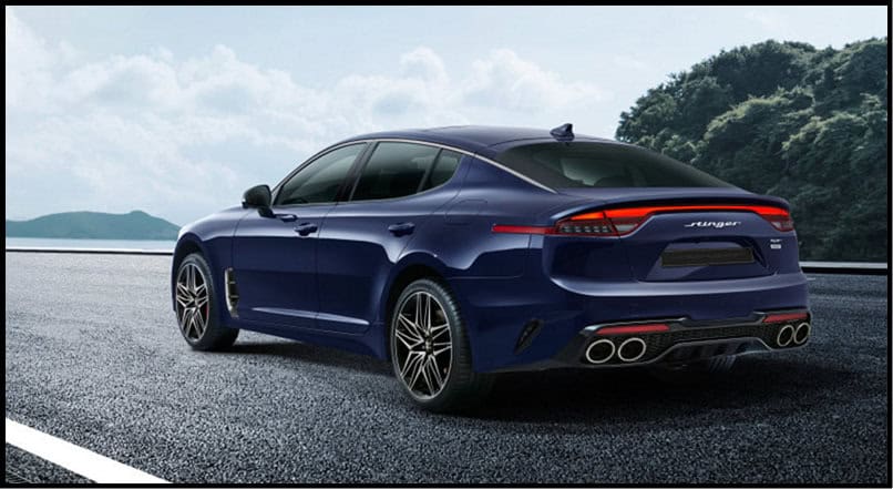 ciemna kia stinger